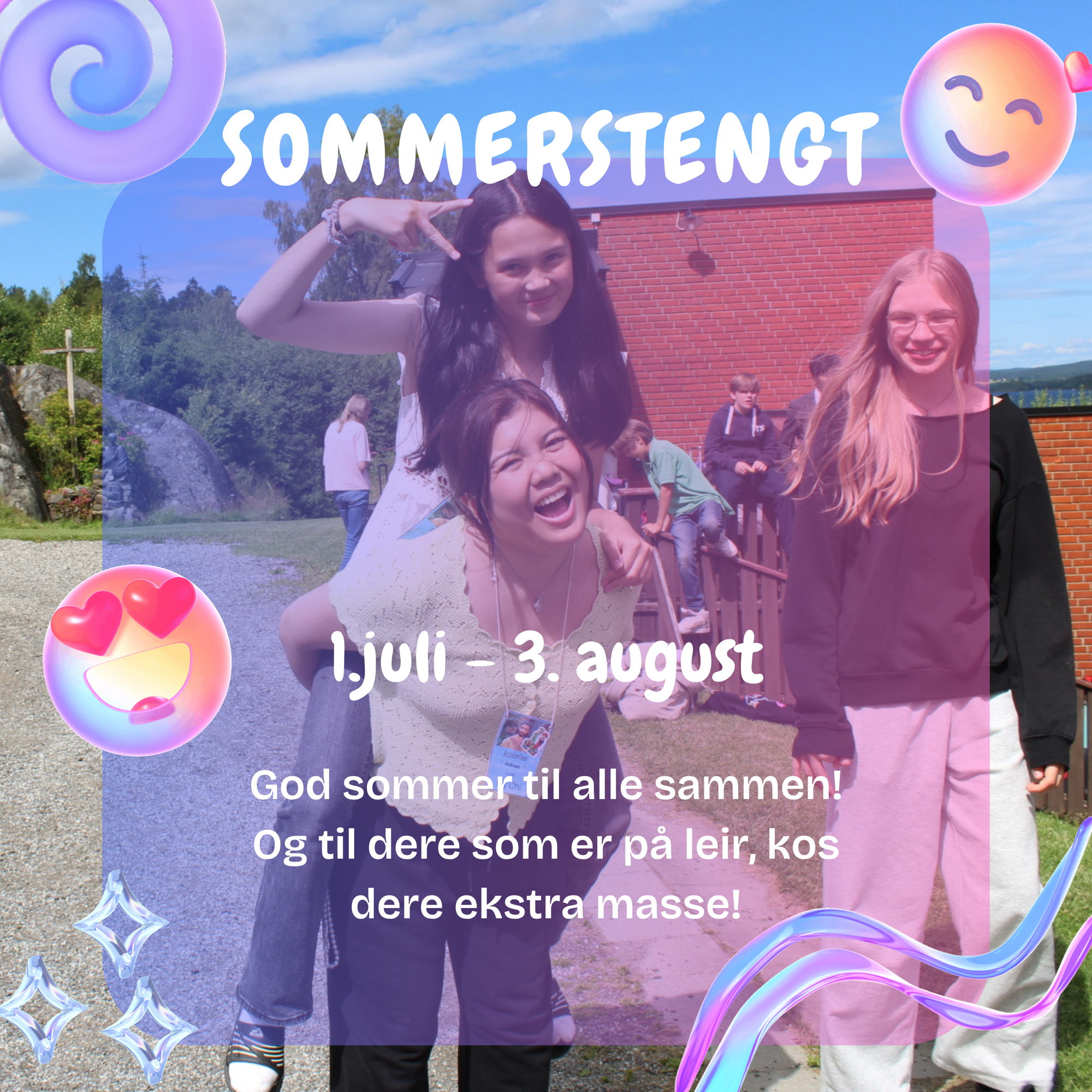 NUK kontoret er sommerstengt